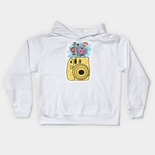 Instant Flowers Kids Hoodie